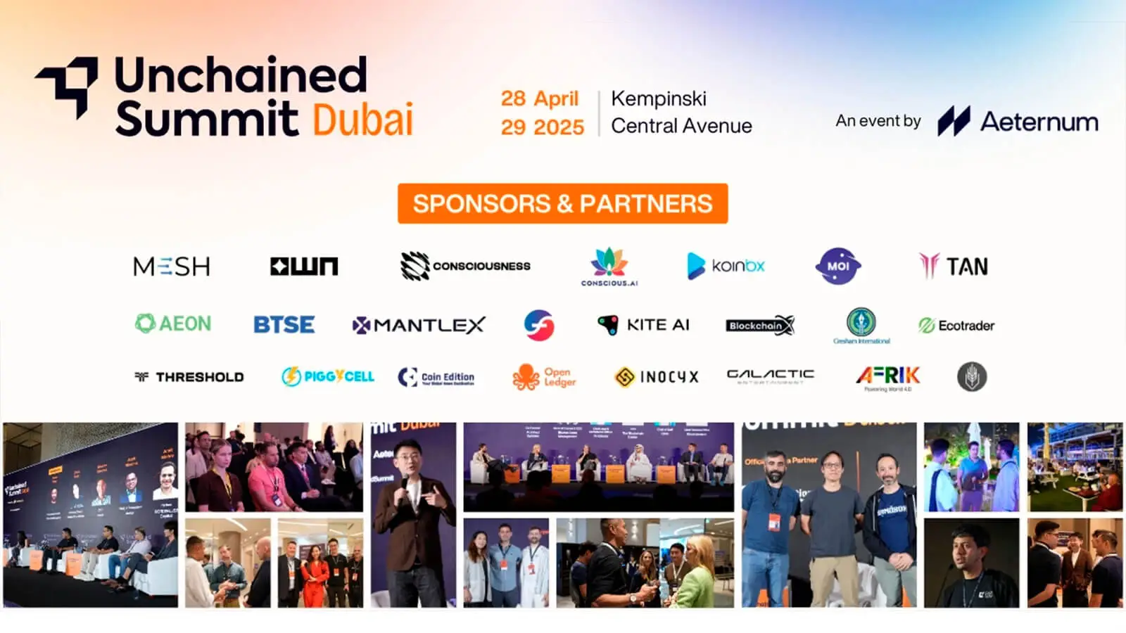 Dubai Hosts Groundbreaking First Edition of Unchained Summit