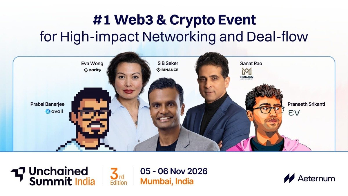 Unchained Summit India 2026 event banner